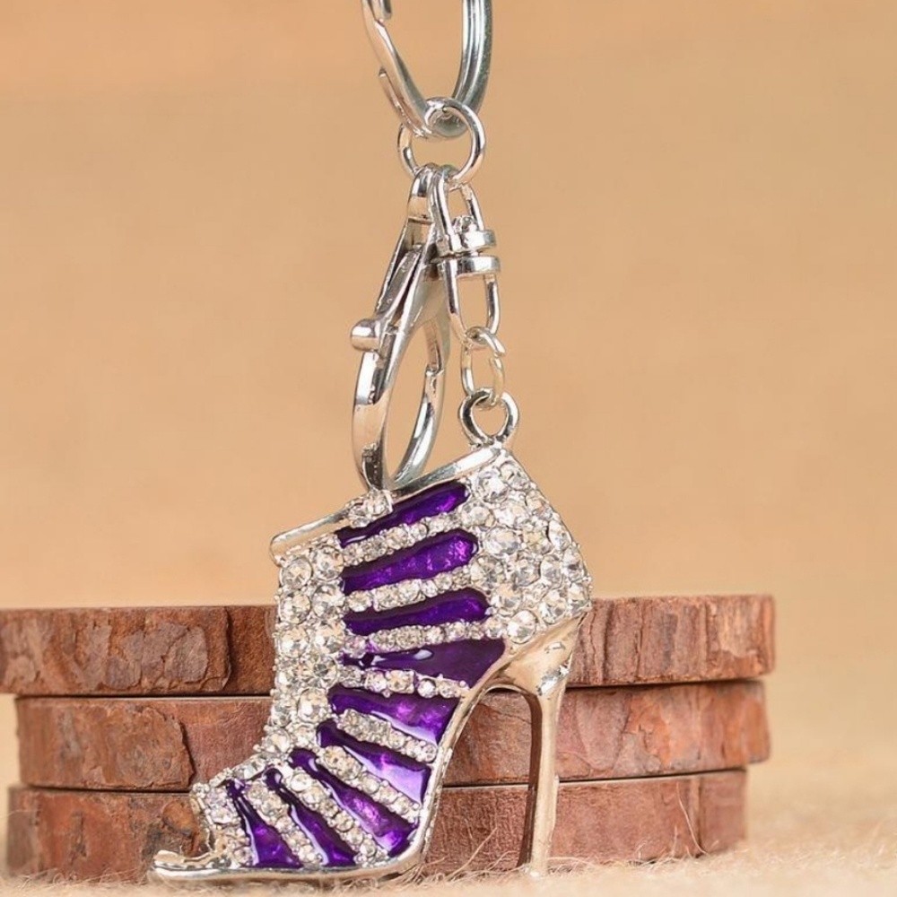 Shoes Keychain Purse Pendant Bags Cars Shoe Ring